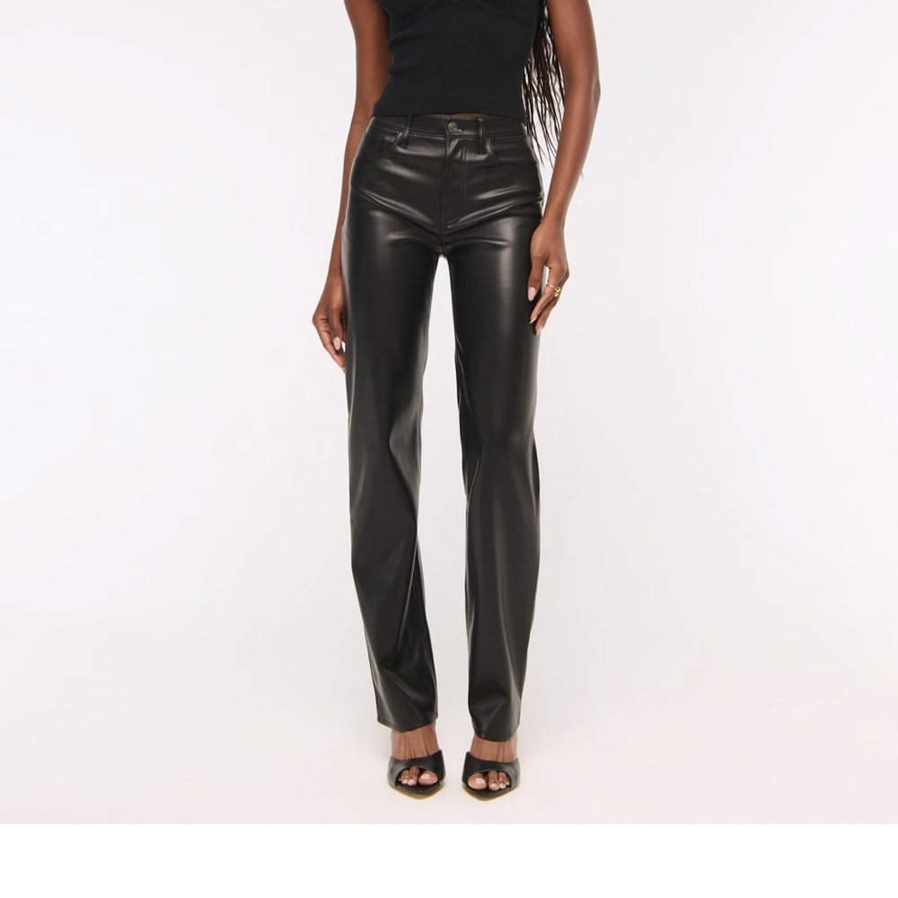 Abercrombie & Fitch Black Straight Leg Pants
